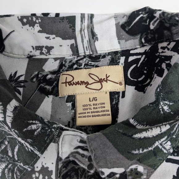 Panama Jack Motorcycle Club Mens Hawaiian Shirt - Picture 5 of 6